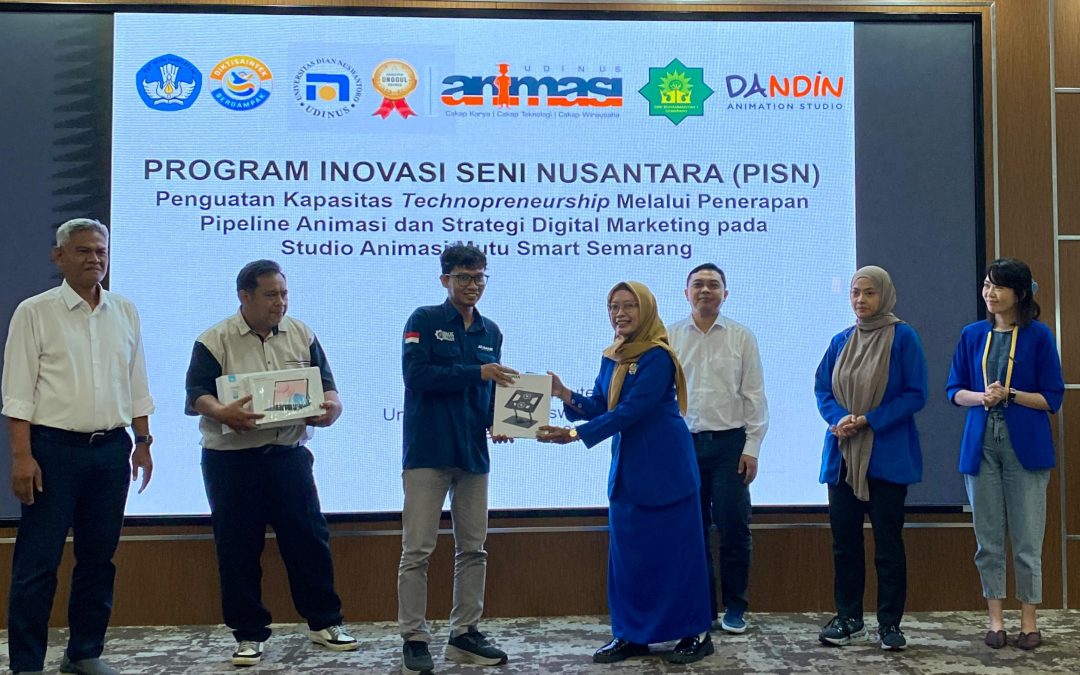 Hibah dari Prodi Animasi Udinus Tandai Kolaborasi dengan SMK Muhammadiyah 1 Semarang dalam PISN 2025