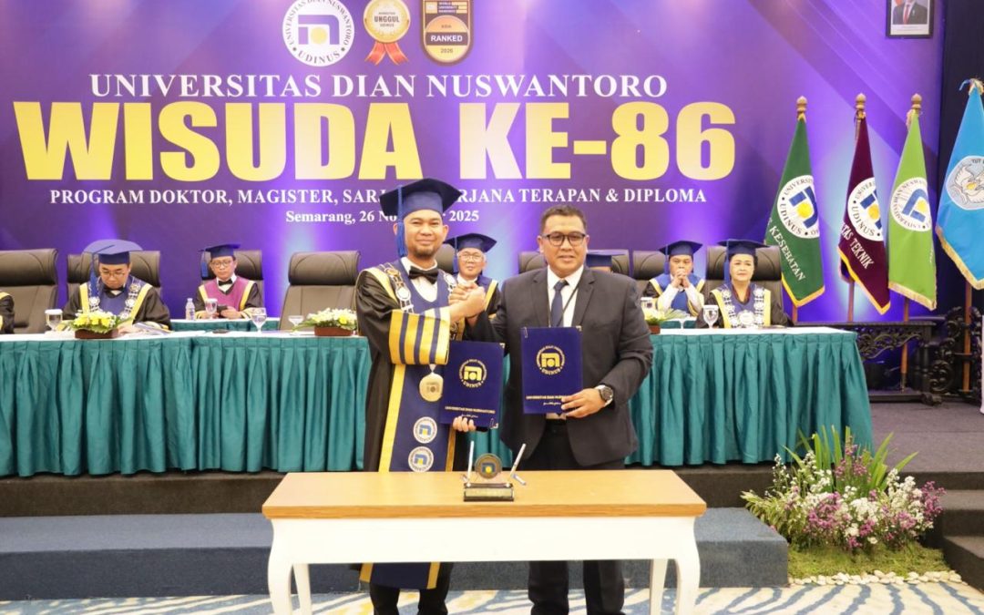 Wisuda ke-86 Udinus Gandeng Bank Jateng Luncurkan Program ‘PINTAR ASN’