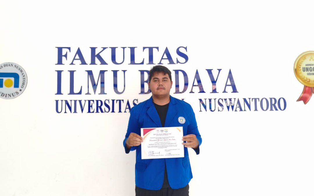 Asah Bakat Mengajar, Mahasiswa FIB Udinus Raih Gelar Juara di Kompetisi Micro Teaching Internasional
