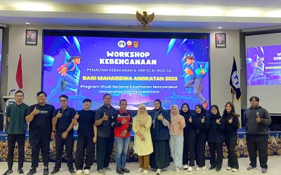 Kuatkan Keterampilan K3 Mahasiswa, Prodi Kesmas Udinus Gelar Workshop Damkar