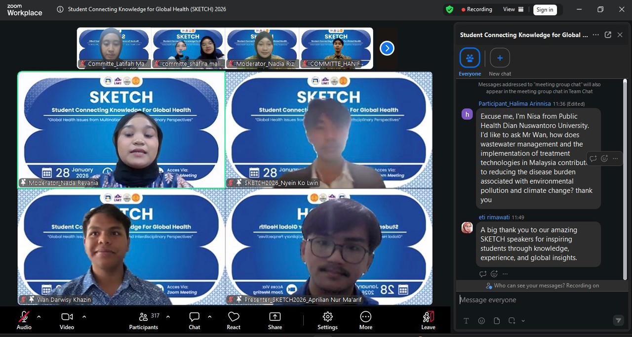 Suasana diskusi panel SKETCH 2026 yang menghadirkan narasumber dari berbagai negara