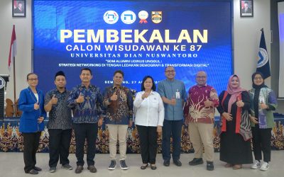 Persiapkan Lulusan Unggul, Calon Wisudawan Udinus ke-87 Dibekali Strategi Hadapi Dunia Kerja