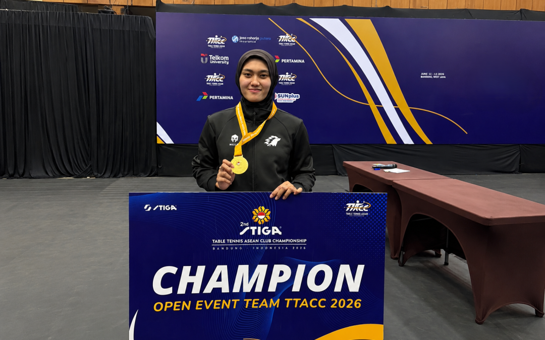 Mahasiswi Udinus Cindy Marcella Raih Juara I Tenis Meja ASEAN Club Championship 2026