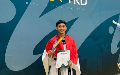 Mahasiswa Manajemen Udinus Raih Dua Medali di Ajang Resmi World Taekwondo Australia