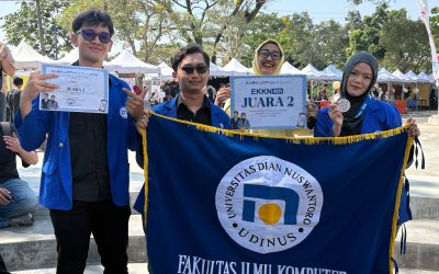 Startup JobInd Antar Mahasiswa Sisfo Udinus Sabet Juara di EKKN ke-4